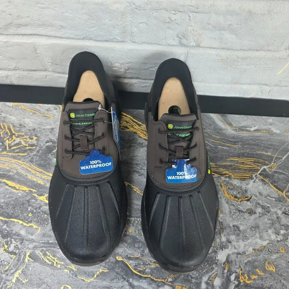 Skechers Slip-Ins John Deere Edgerton Waterproof Work Boots Size 11 Wide